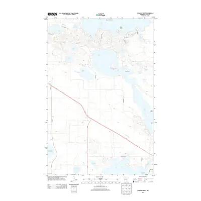 2013 Map of Cohasset West, 2013 Print