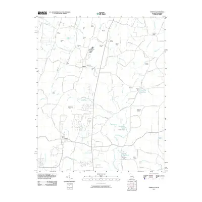 2010 Map of Cohutta, 2010 Print