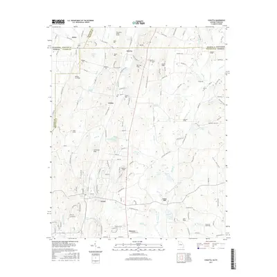 2017 Map of Cohutta, 2017 Print