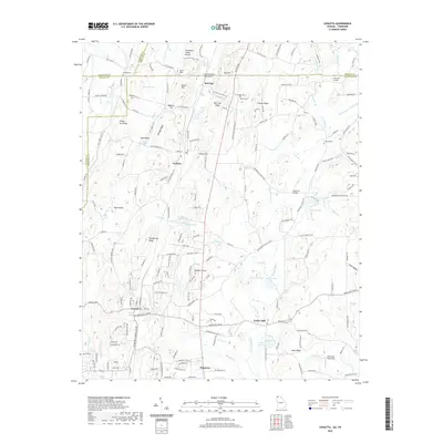 2020 Map of Cohutta, 2020 Print