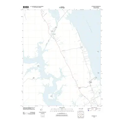 2010 Map of Coinjock, 2010 Print