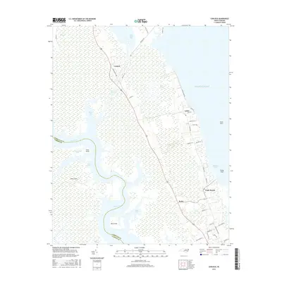 2016 Map of Coinjock, 2016 Print