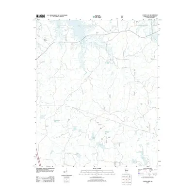 2012 Map of Coker Lake, 2012 Print