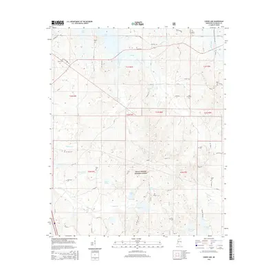 2015 Map of Coker Lake, 2015 Print