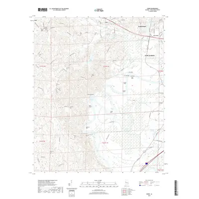 2018 Map of Coker, 2018 Print