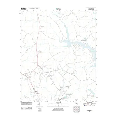 2011 Map of Cokesbury, 2011 Print