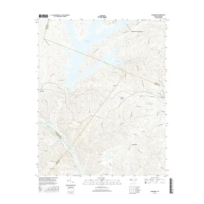 2016 Map of Cokesbury, 2016 Print