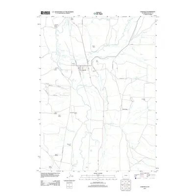 2012 Map of Cokeville, 2012 Print