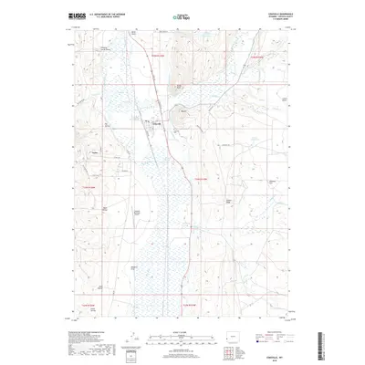 2018 Map of Cokeville, 2018 Print