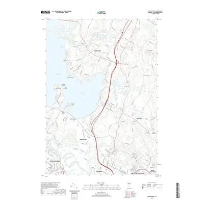 2018 Map of Colchester, 2018 Print