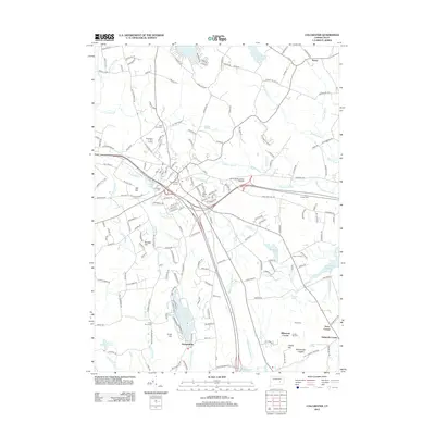 2012 Map of Colchester, 2012 Print