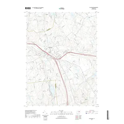 2018 Map of Colchester, 2018 Print