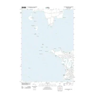 2012 Map of Colchester Point, 2012 Print