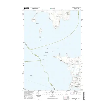 2015 Map of Colchester Point, 2015 Print