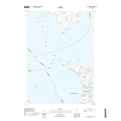 2018 Map of Colchester Point, 2018 Print