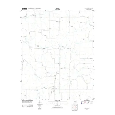 2012 Map of Colcord, 2012 Print