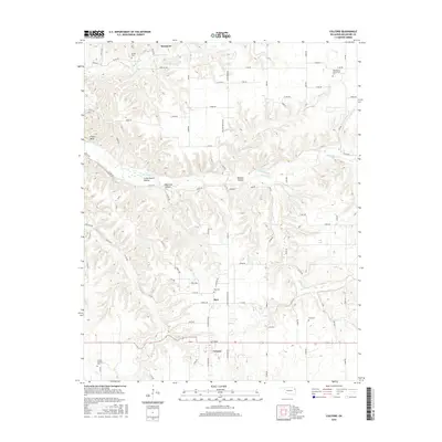 2016 Map of Colcord, 2016 Print