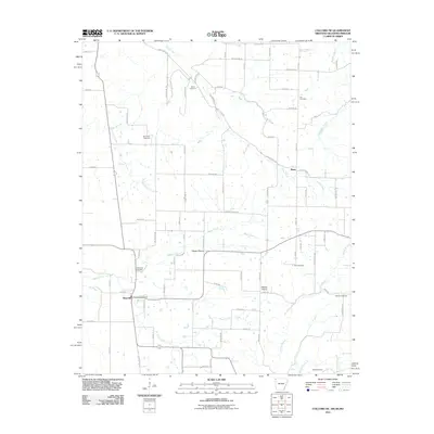 2011 Map of Colcord NE, 2011 Print