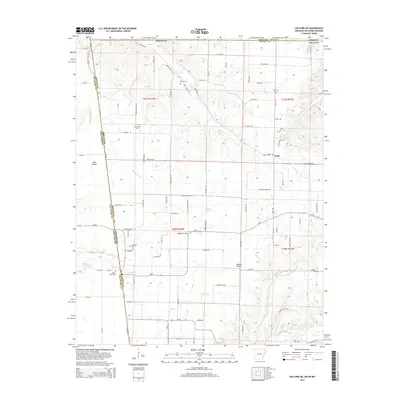 2014 Map of Colcord NE, 2014 Print