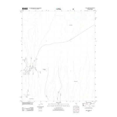 2012 Map of Cold Creek, 2012 Print