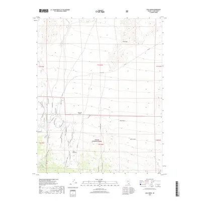 2018 Map of Cold Creek, 2018 Print