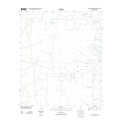 2012 Map of Cold Creek Spring, 2012 Print
