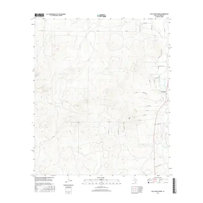 2016 Map of Cold Creek Spring, 2016 Print