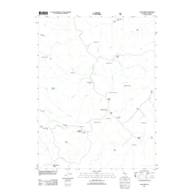 2012 Map of Cold Fork, 2012 Print