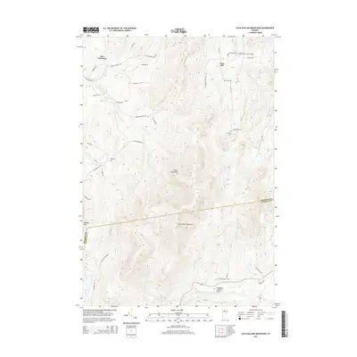 2015 Map of Cold Hollow Mountains, 2015 Print