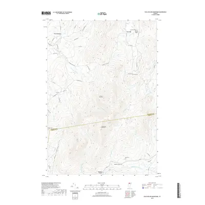 2018 Map of Cold Hollow Mountains, 2018 Print