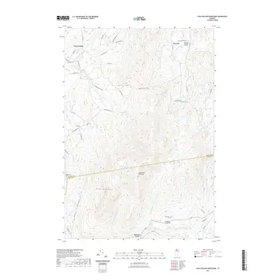 2021 Map of Cold Hollow Mountains, 2021 Print