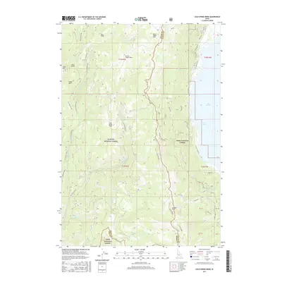 2017 Map of Cold Spring Ridge, 2017 Print