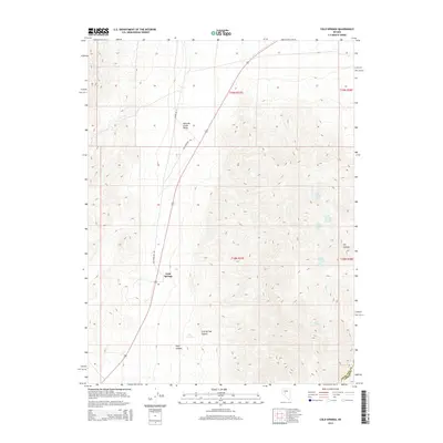 2014 Map of Cold Springs, 2014 Print