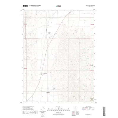 2018 Map of Cold Springs, 2018 Print