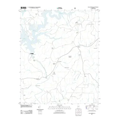 2011 Map of Cold Springs, 2011 Print