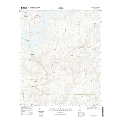 2014 Map of Cold Springs, 2014 Print