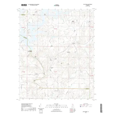 2018 Map of Cold Springs, 2018 Print