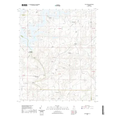 2020 Map of Cold Springs, 2020 Print