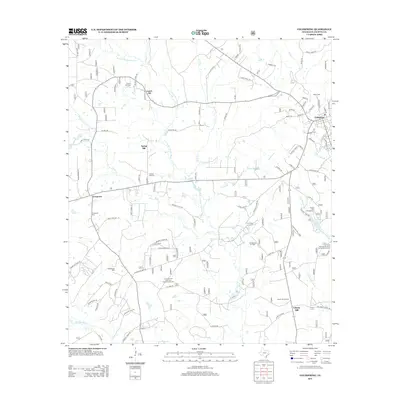2013 Map of Coldspring, 2013 Print