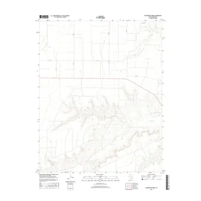 2016 Map of Coldwater Creek, 2016 Print