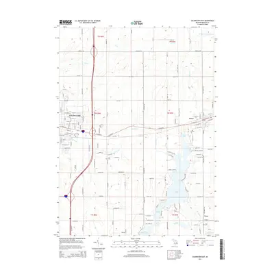 2014 Map of Coldwater East, 2014 Print