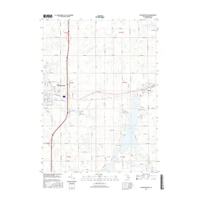 2017 Map of Coldwater East, 2017 Print