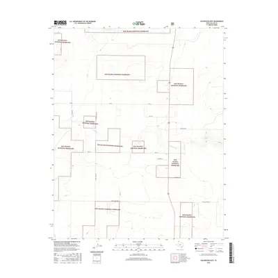 2016 Map of Coldwater East, 2016 Print
