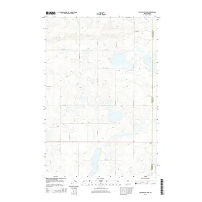 2014 Map of Coldwater Lake, 2014 Print