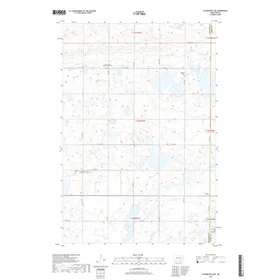 2018 Map of Coldwater Lake, 2018 Print