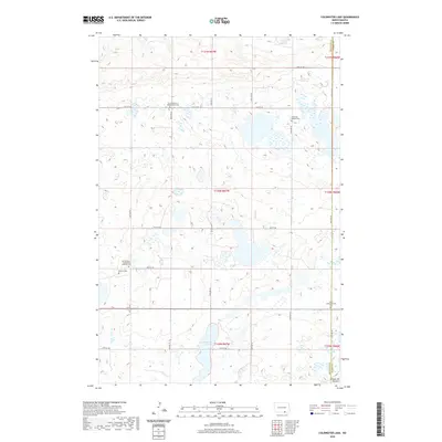 2020 Map of Coldwater Lake, 2020 Print