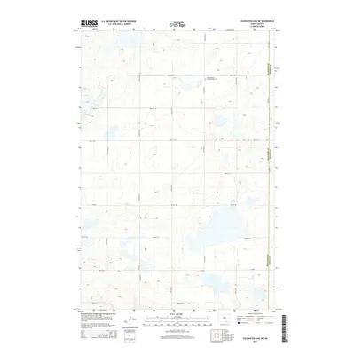 2014 Map of Coldwater Lake NE, 2014 Print