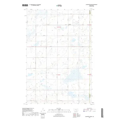 2018 Map of Coldwater Lake NE, 2018 Print
