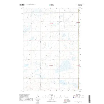2020 Map of Coldwater Lake NE, 2020 Print