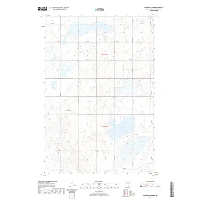 2017 Map of Coldwater Lake NW, 2017 Print